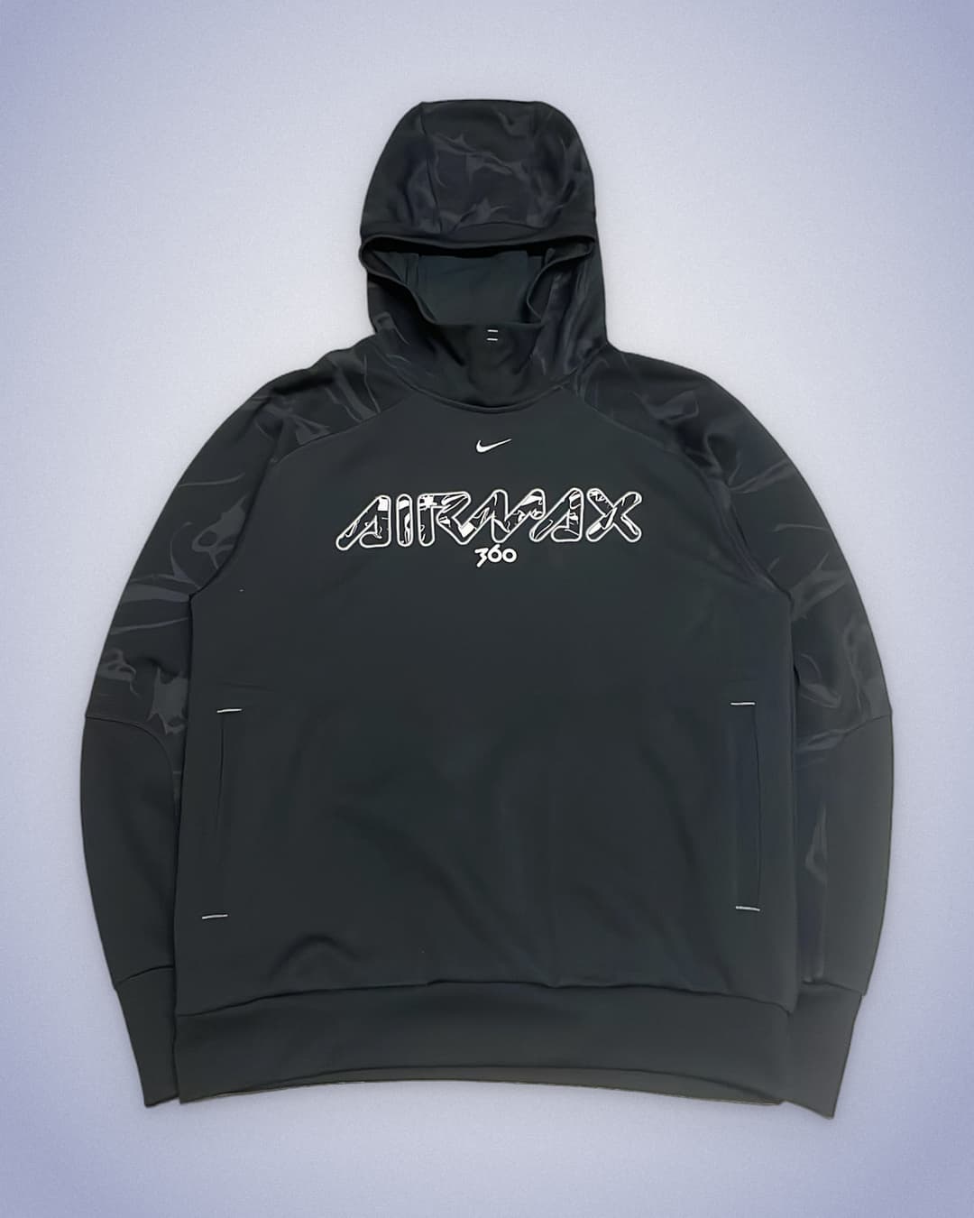 Nike Airmax 360 Hoodie Black/White — 1