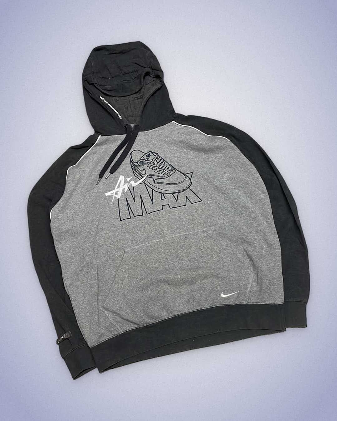 Nike Airmax Hoodie Grey/Black — 1