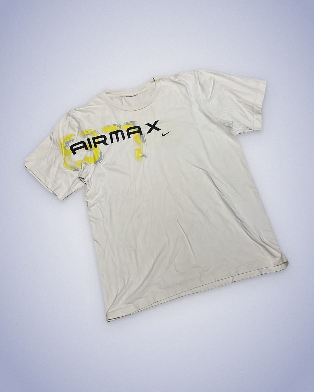 Nike Airmax 87 T-Shirt White/Yellow — 2