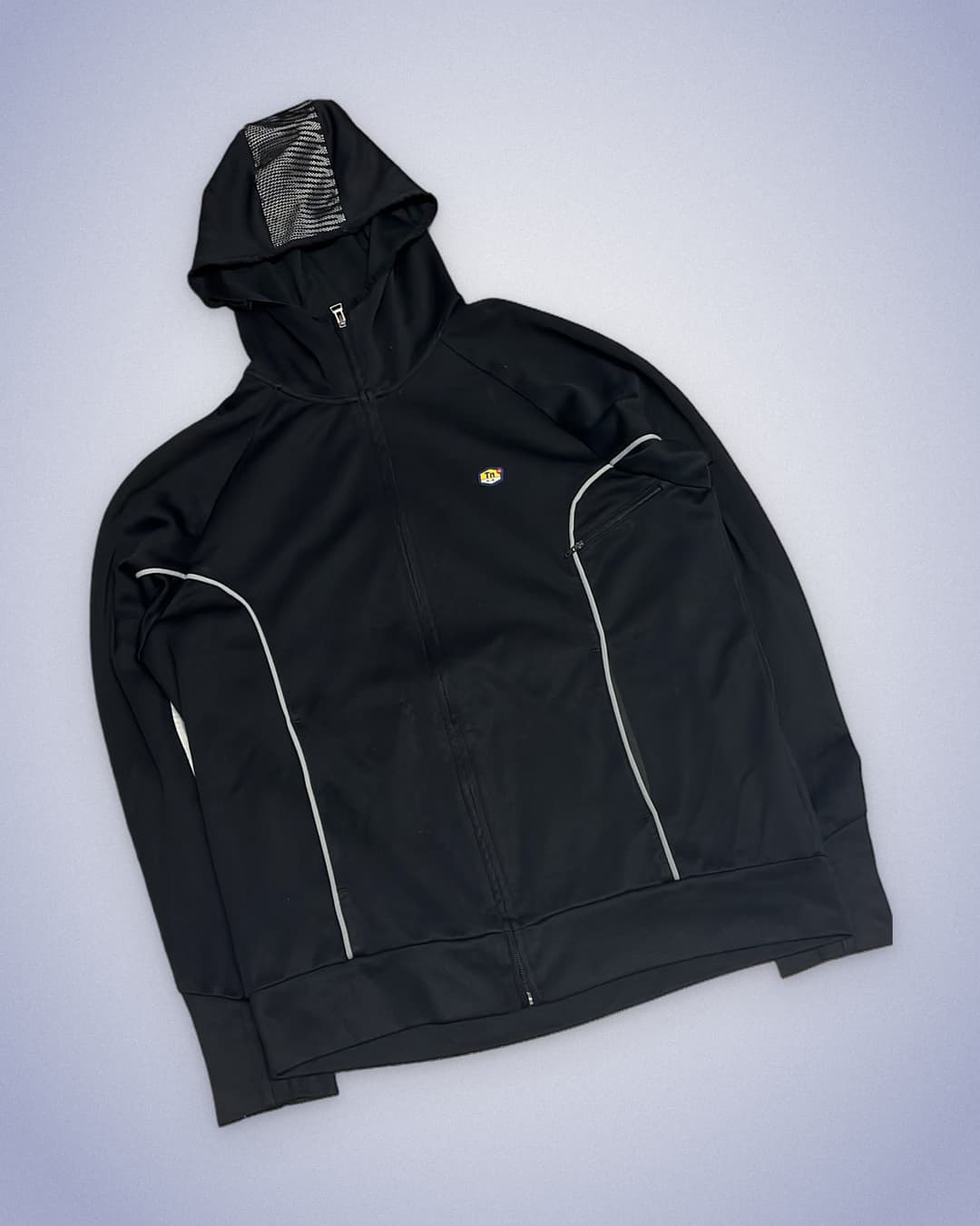 Nike Tn Zip-Up Black/White — 1