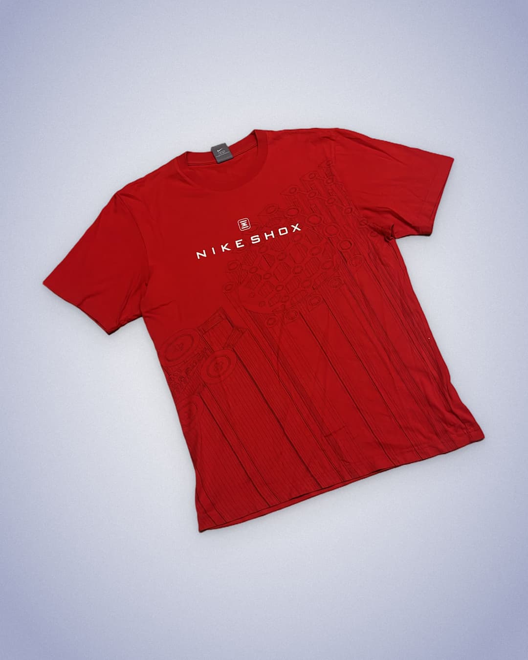 Nike Shox T-Shirt Red — 2