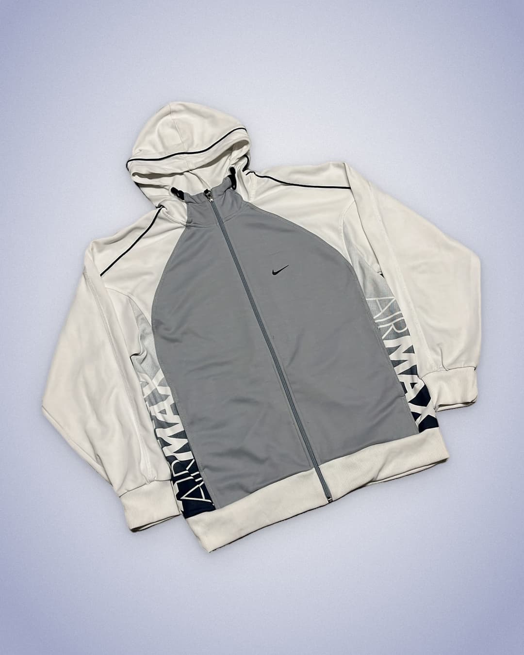 Nike Airmax Zip-Up White/Navy — 2