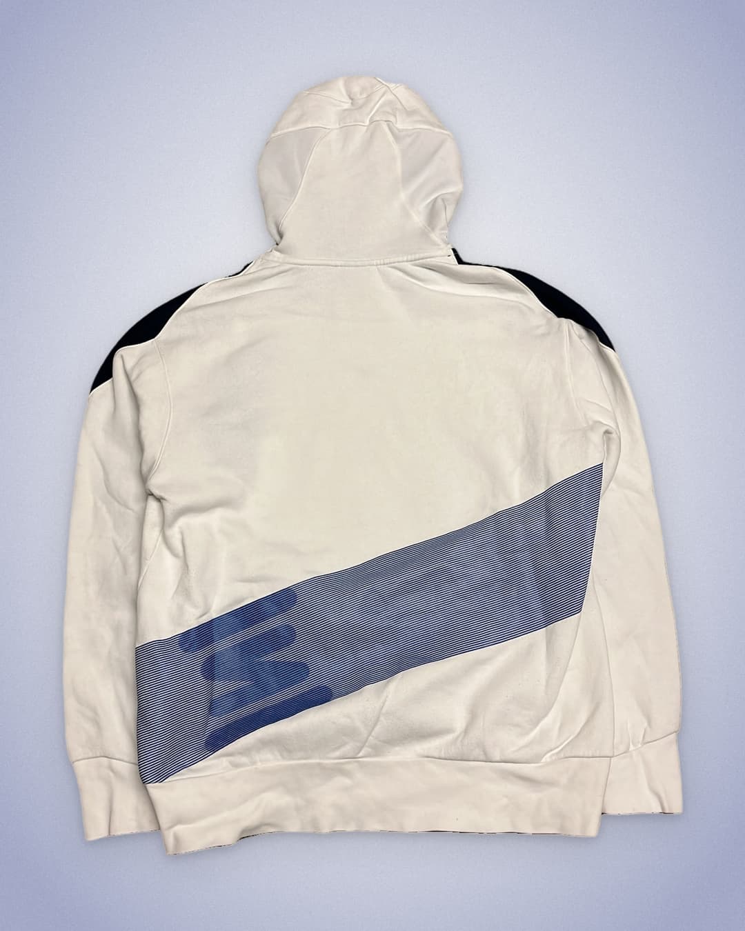 Nike Shox Hoodie White/Navym — 3