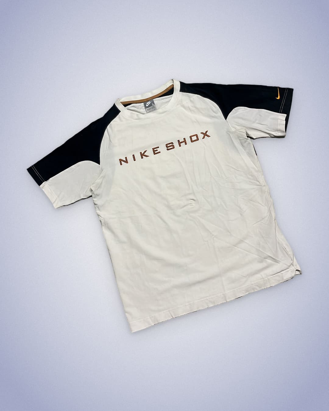 Nike Shox T-Shirt White/Black — 2