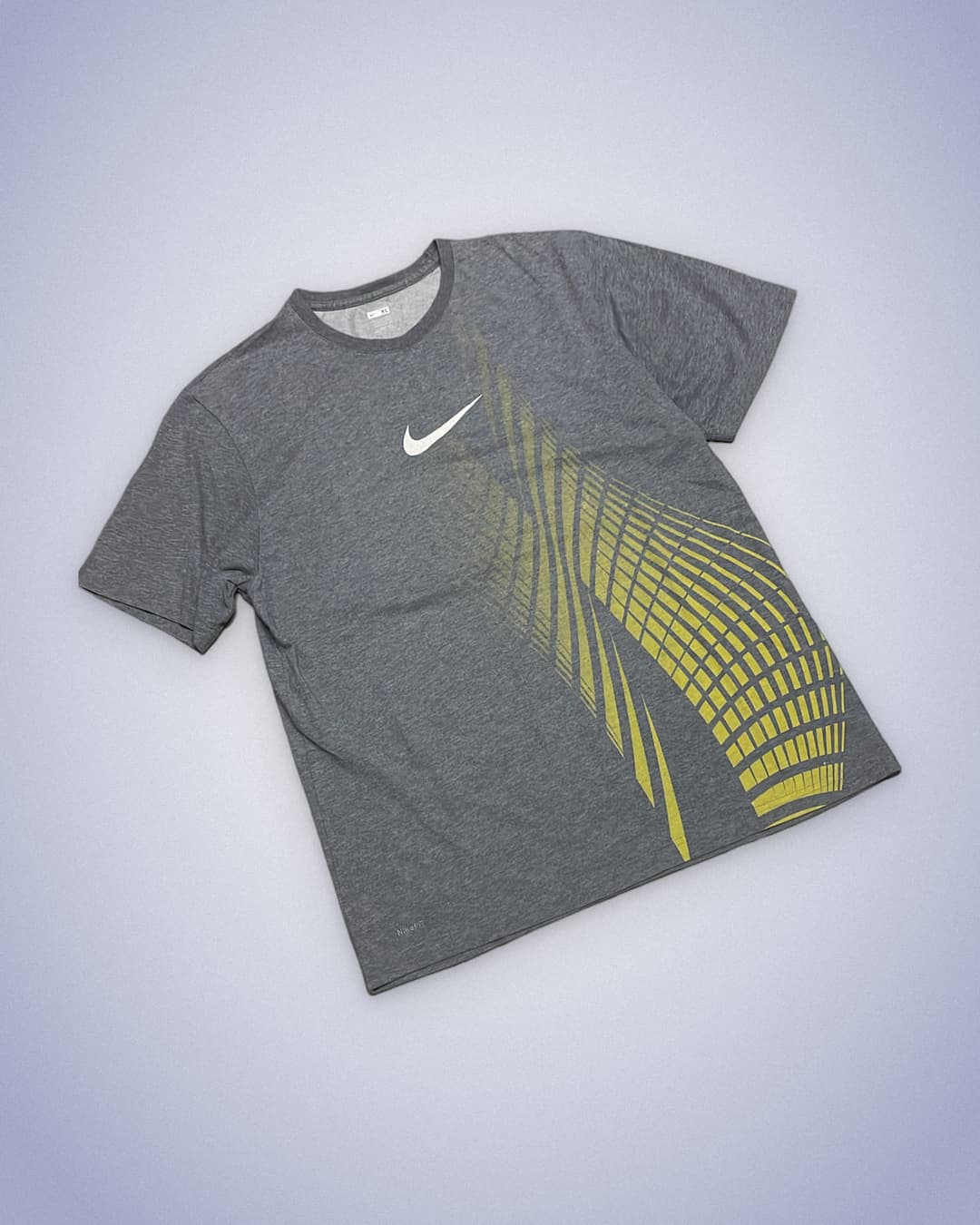 Nike Training t-shirt Grey/Yellow — 1