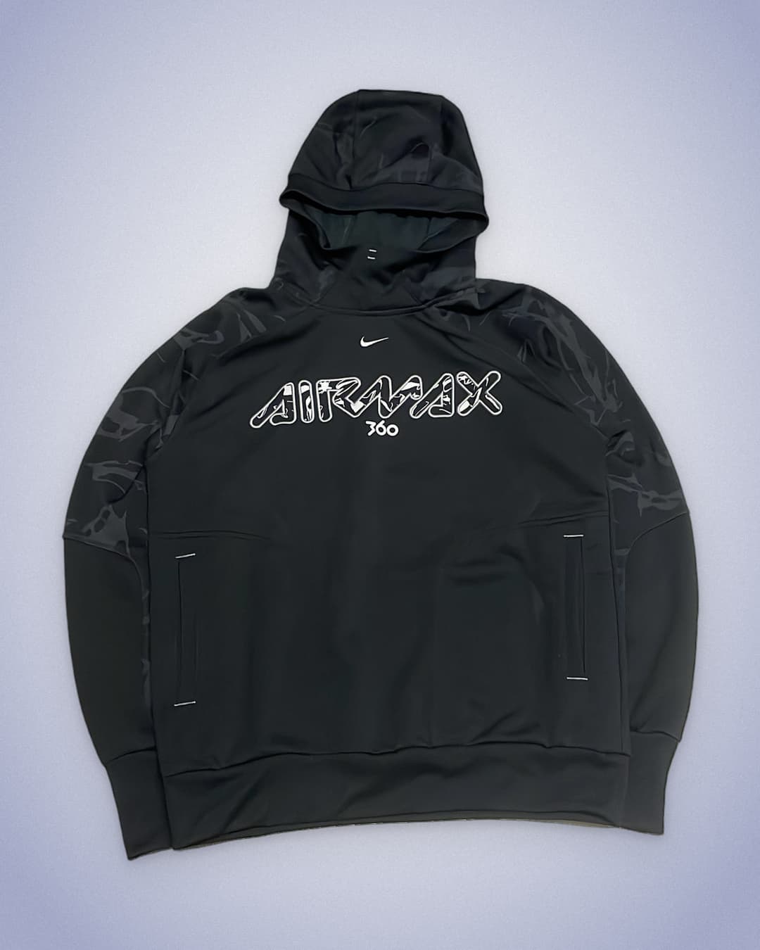 Nike Airmax 360 Hoodie Black/White — 1