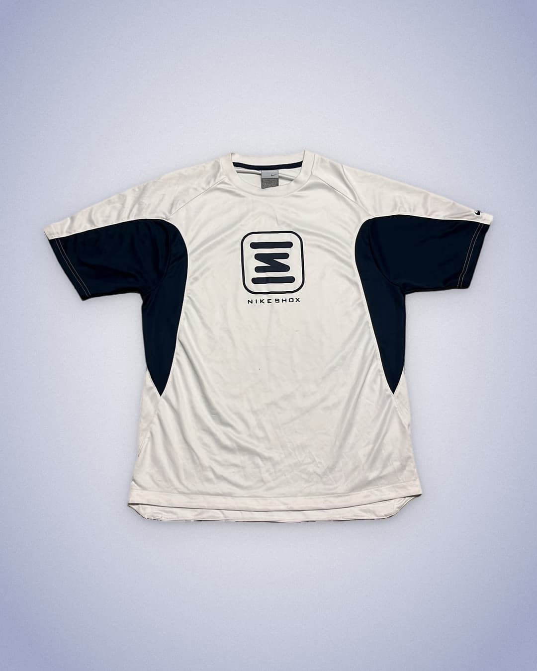 Nike Shox T-Shirt White/Navy — 1