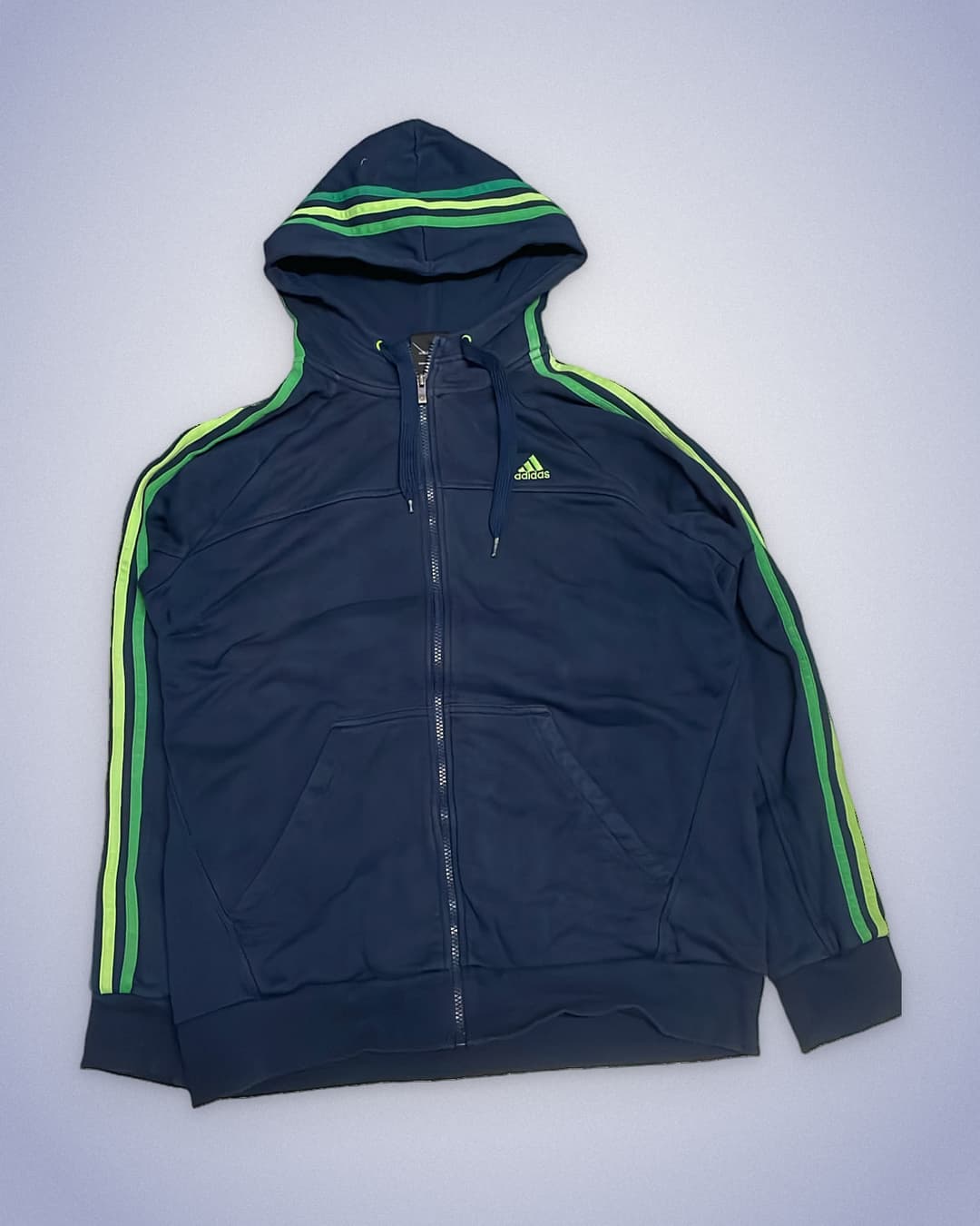 Adidas PE Zip-Up Navy/Green — 1