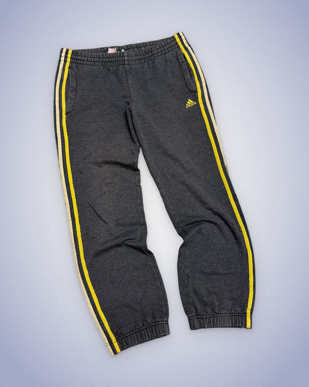 Adidas PE Jogger Grey/Yellow — 2