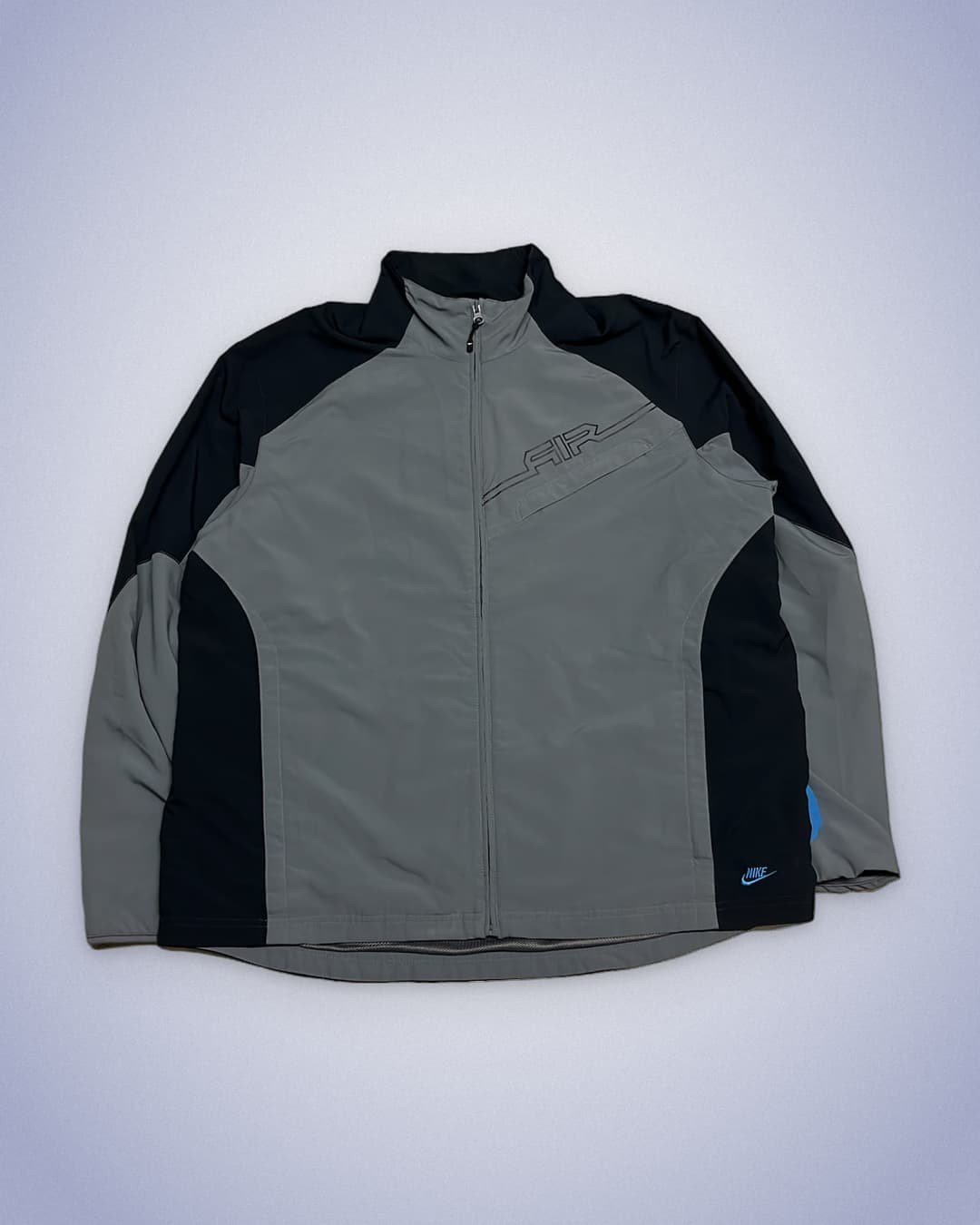 Nike Air Trackjacket Grey/Navy — 1