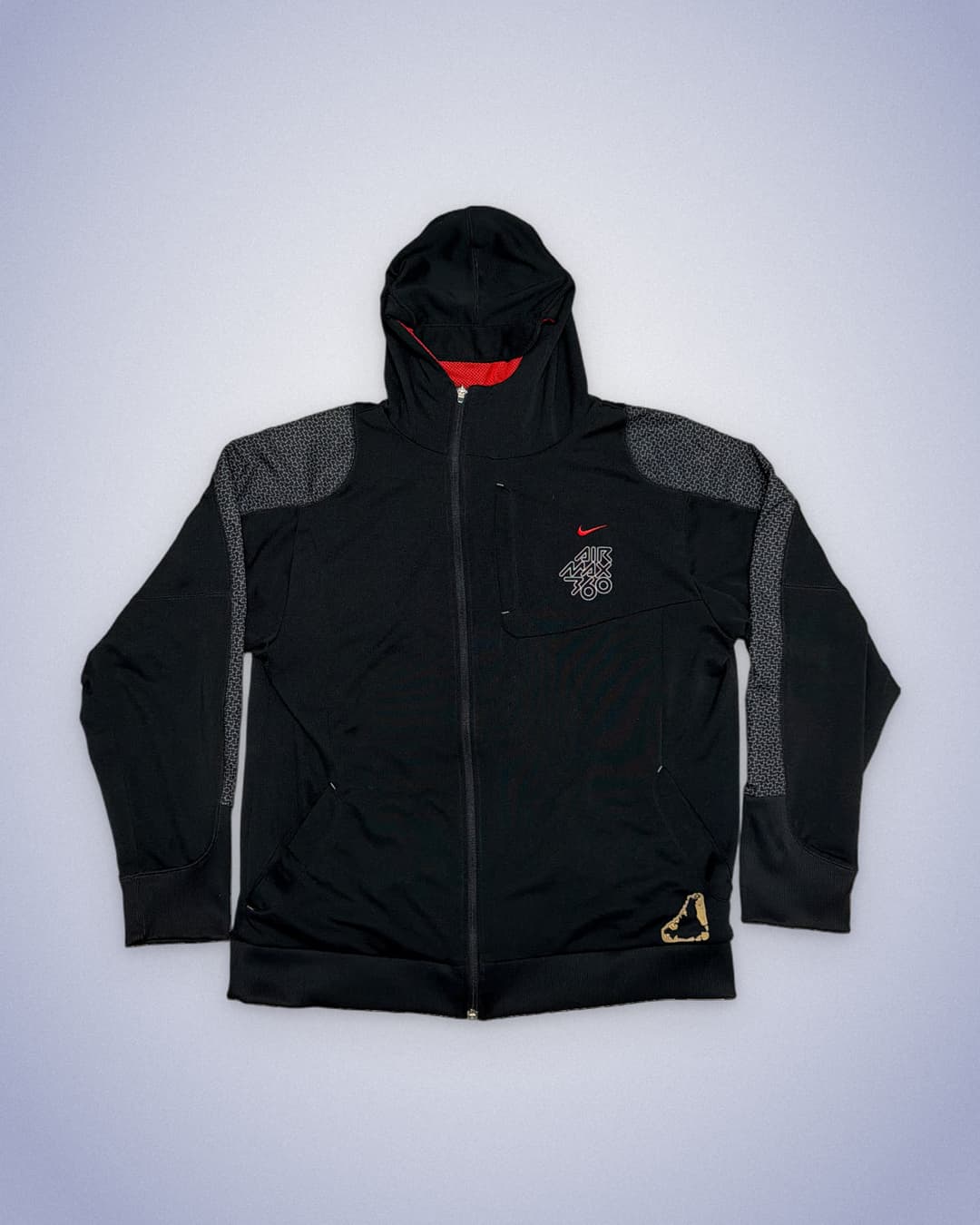 Nike Airmax 360 Zip-Up Black — 1
