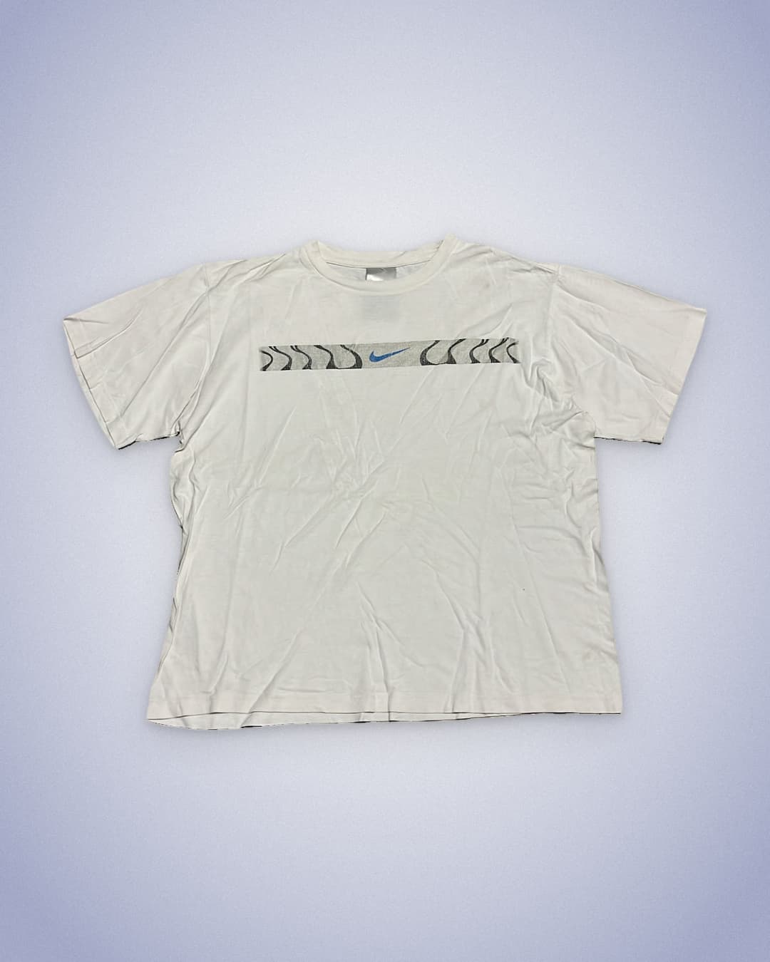 Nike Tn T-Shirt White/Blue — 1