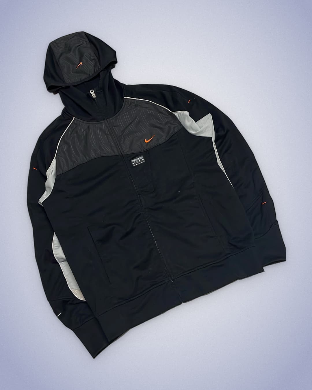 Nike Tn Zip-Up Black/Grey — 1
