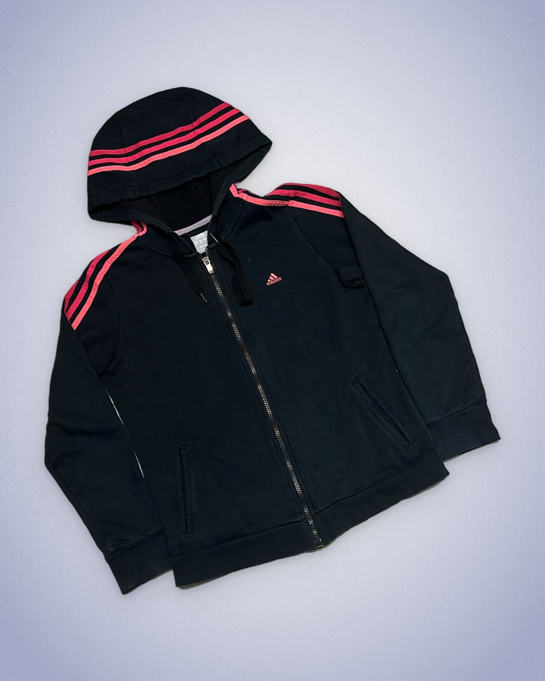 Adidas PE Zip-Up Noir/Rose — 2