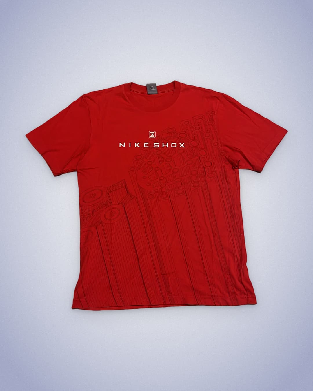 Nike Shox T-Shirt Red — 1