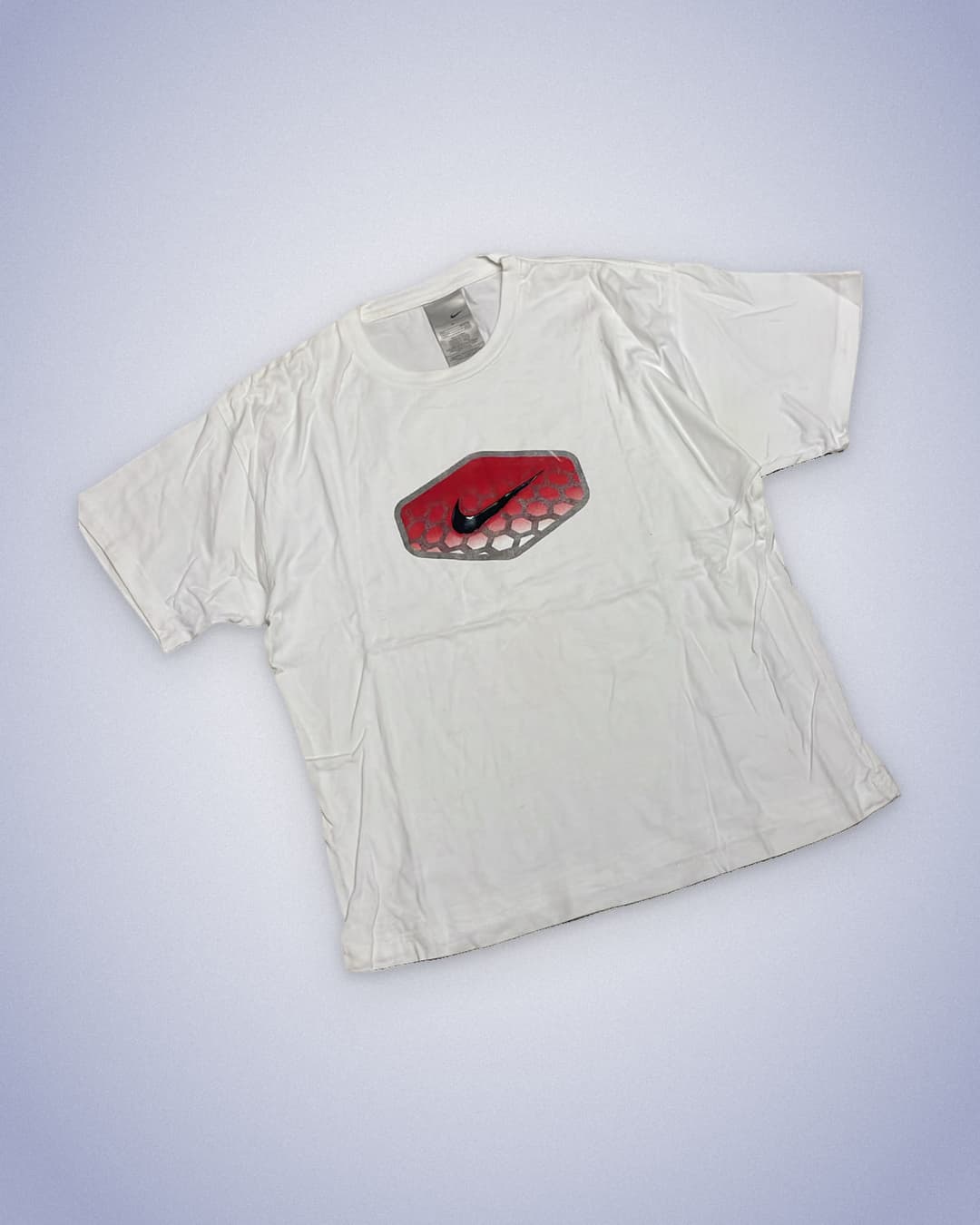 Nike Hex T-Shirt White/Red — 7