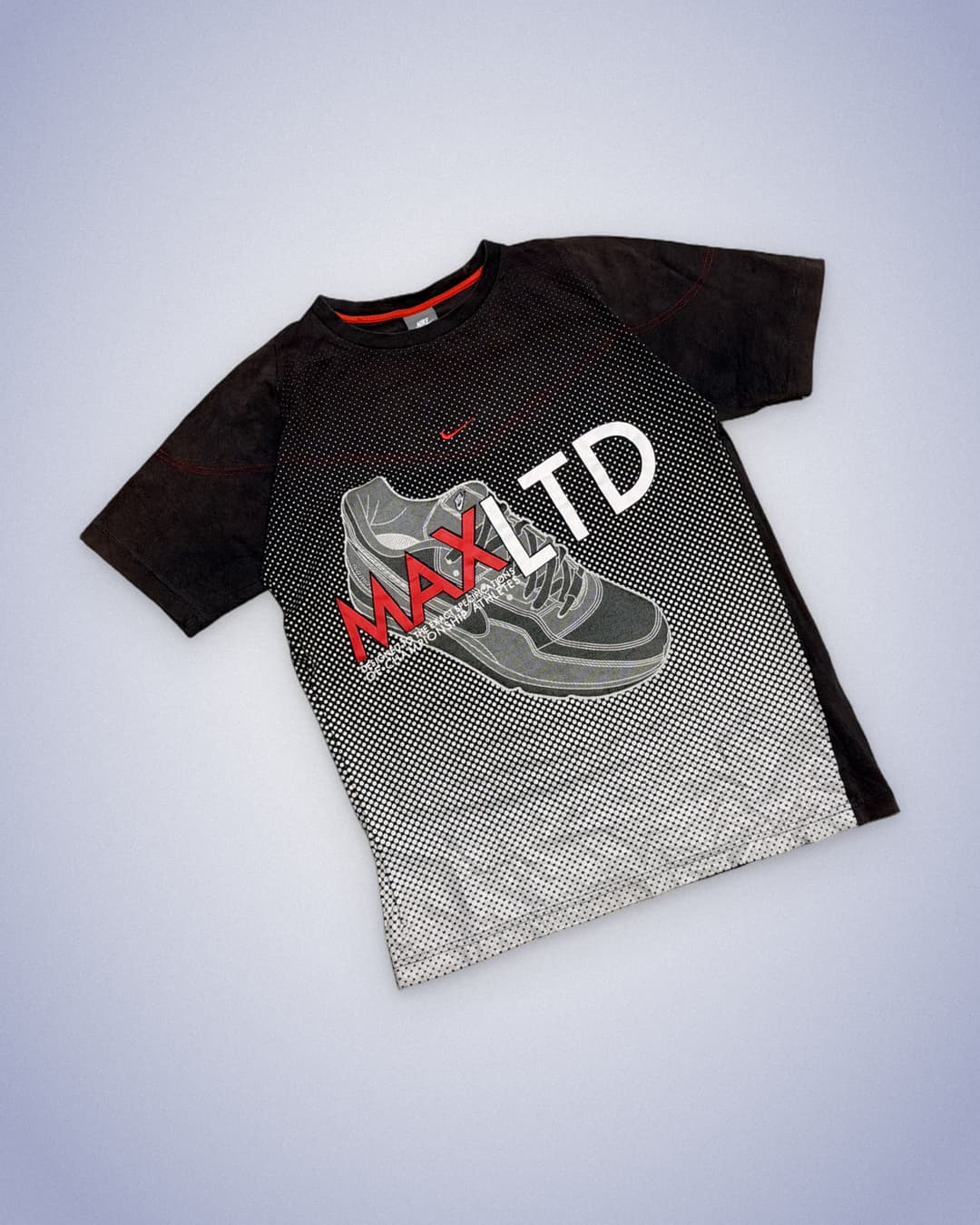 Nike Airmax LTD T-Shirt Grey/Red — 2