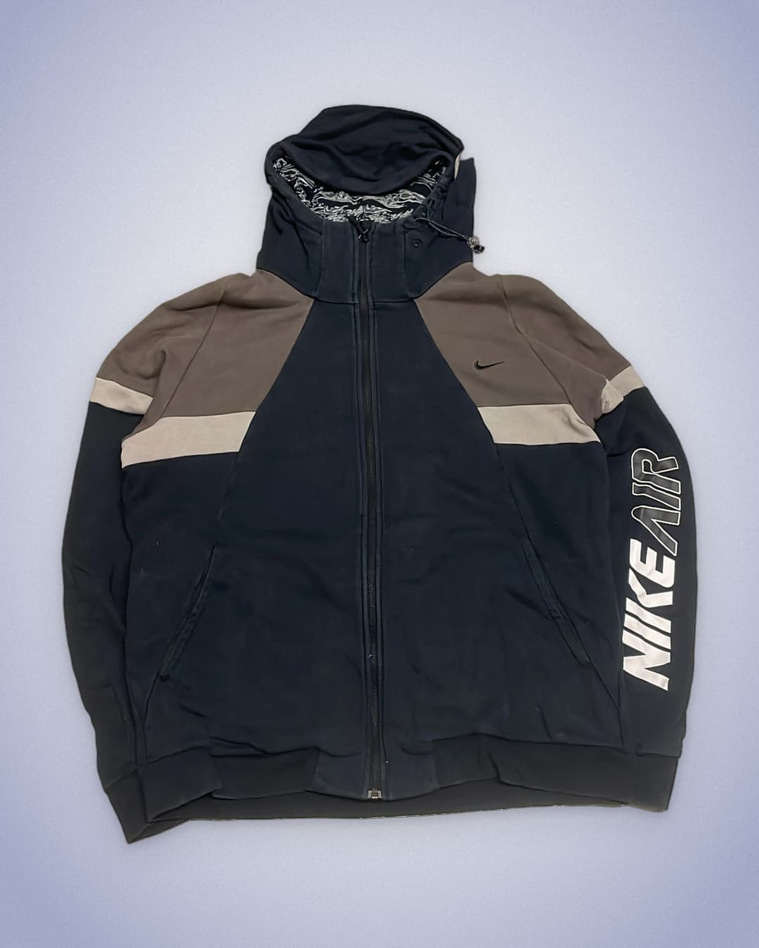 Nike Air Zip-Up Black/Brown — 1