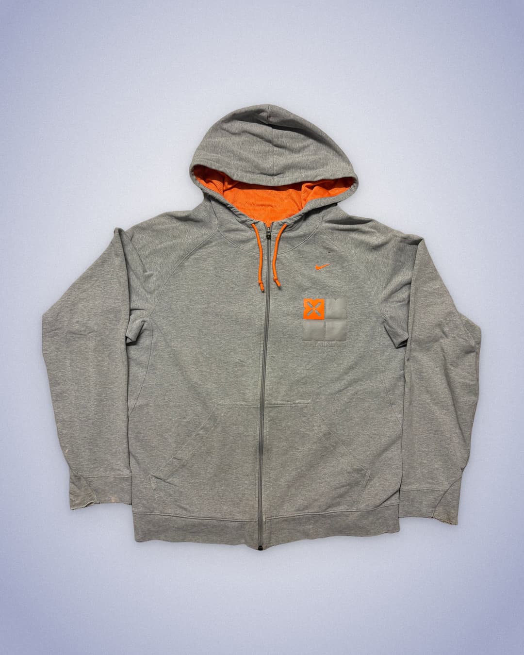 Nike Training Zip-Up Grey/Orange — 1