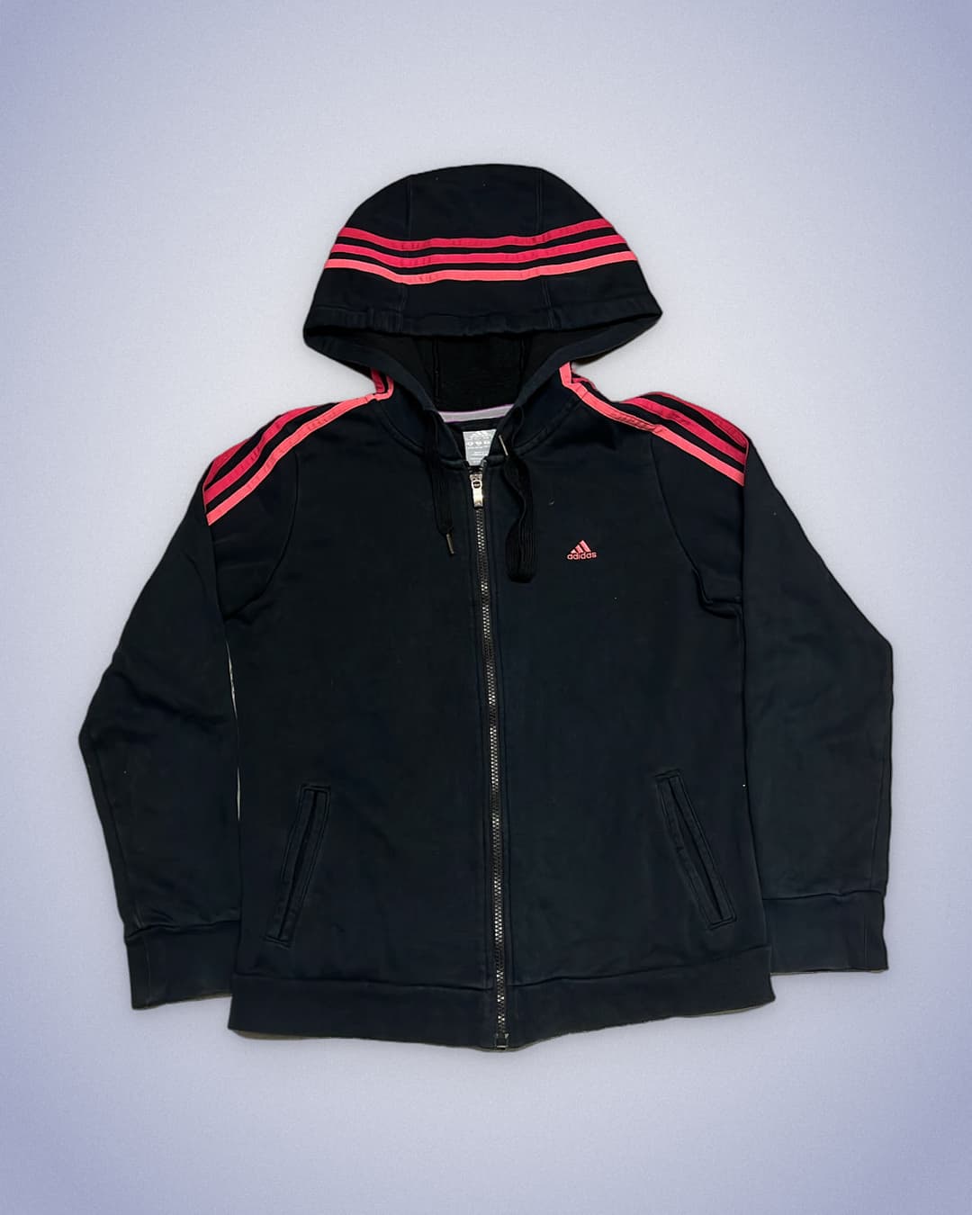 Adidas PE Zip-Up Noir/Rose — 1