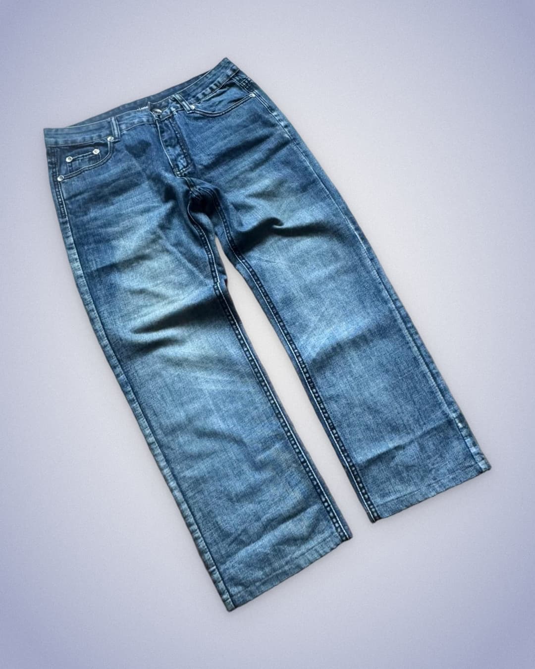 Armani Big Print jeans Blue — 2