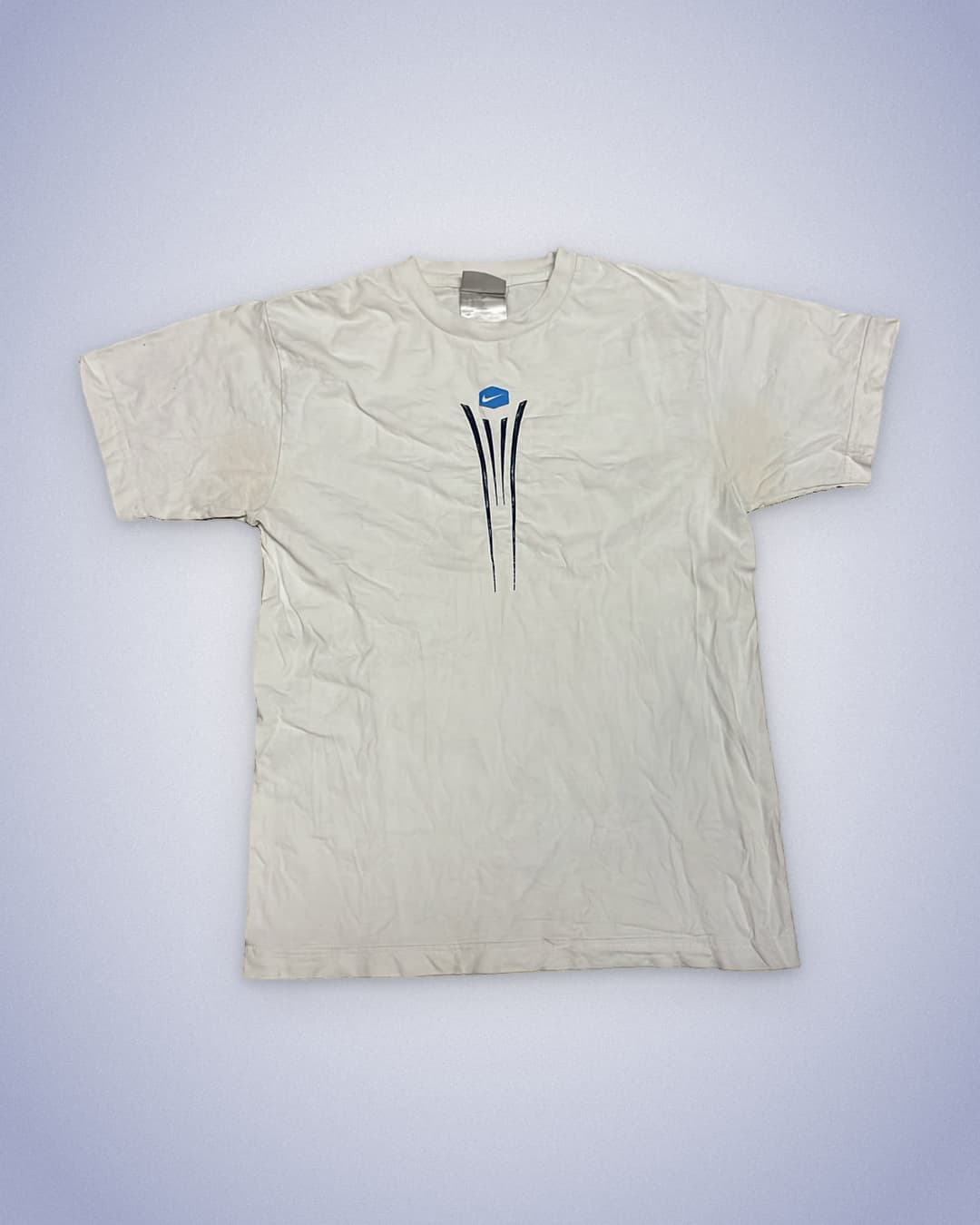 Nike Hex T-Shirt White/Navy — 1