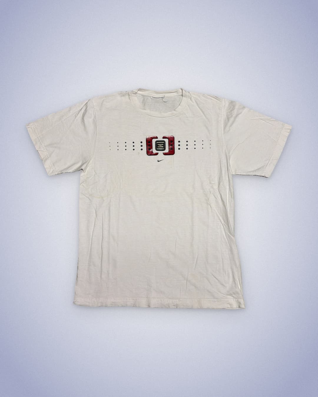 Nike Shox T-Shirt White/Red — 1