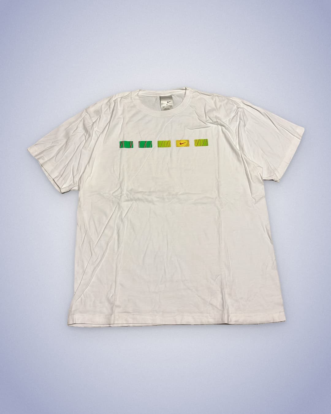 Nike Tn T-Shirt White/Green — 2