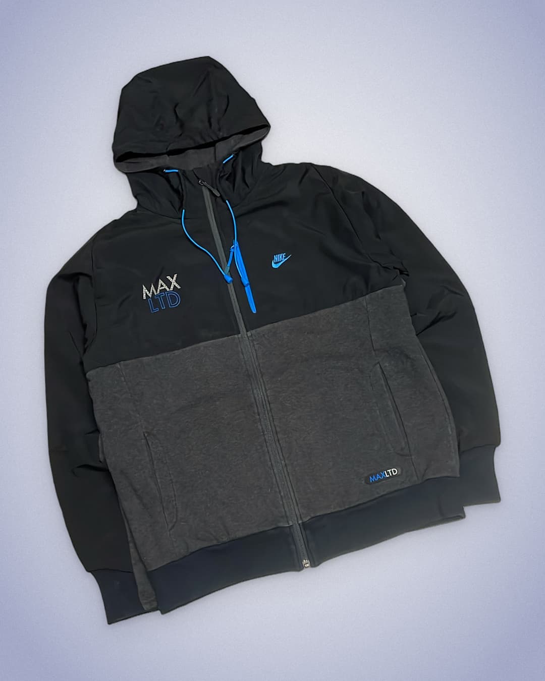 Nike Airmax LTD Zip-Up Black/Blue — 2