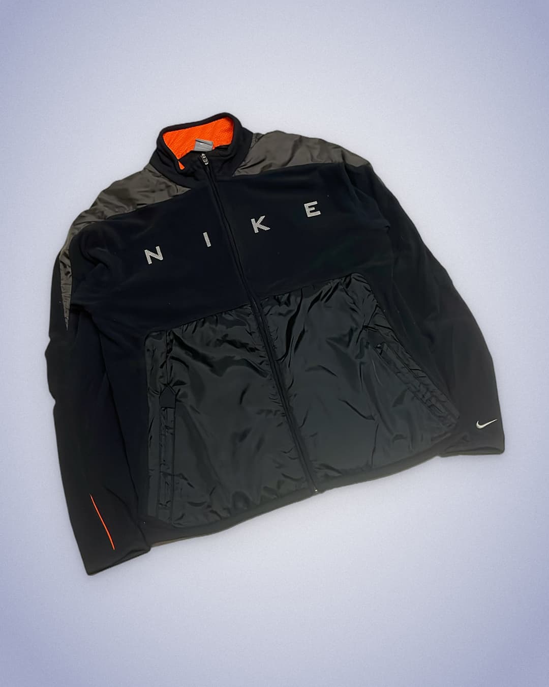 Nike Shox Zip W/O Hood Black/Orange — 1