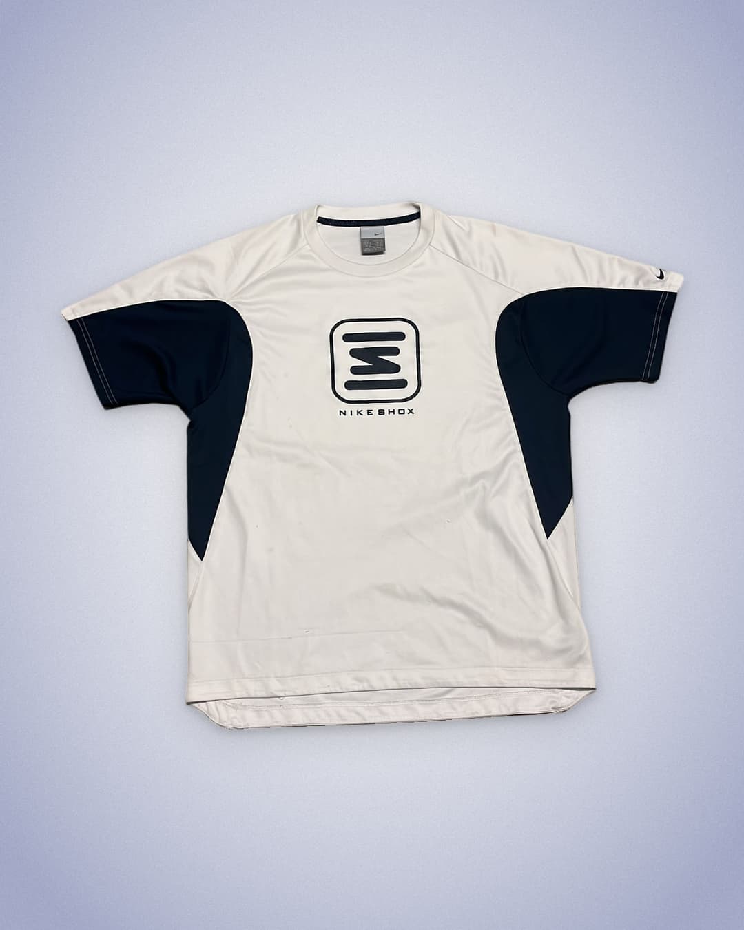 Nike Shox T-Shirt White/Navy — 1