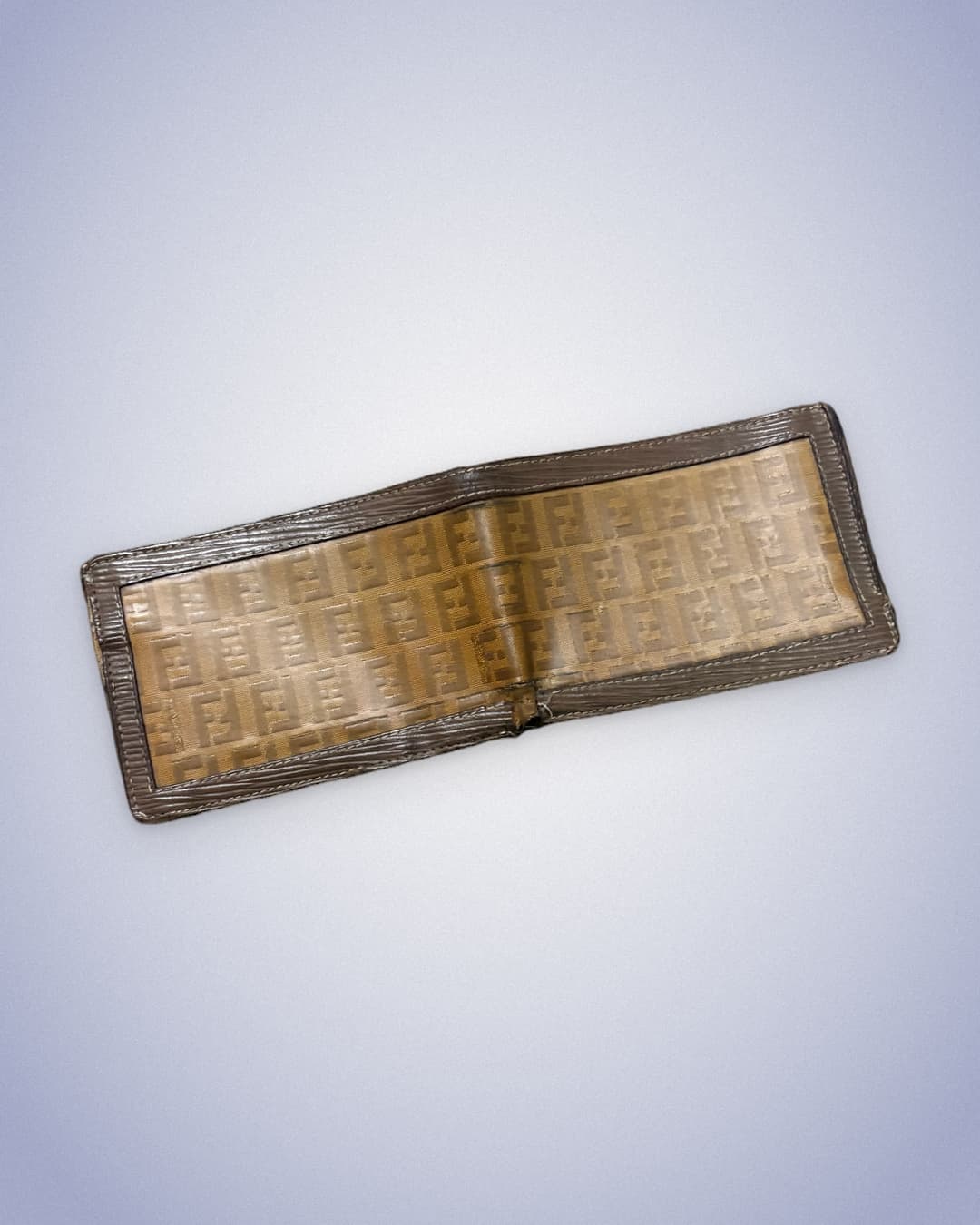 Fendi Monogram Wallet Brown — 2