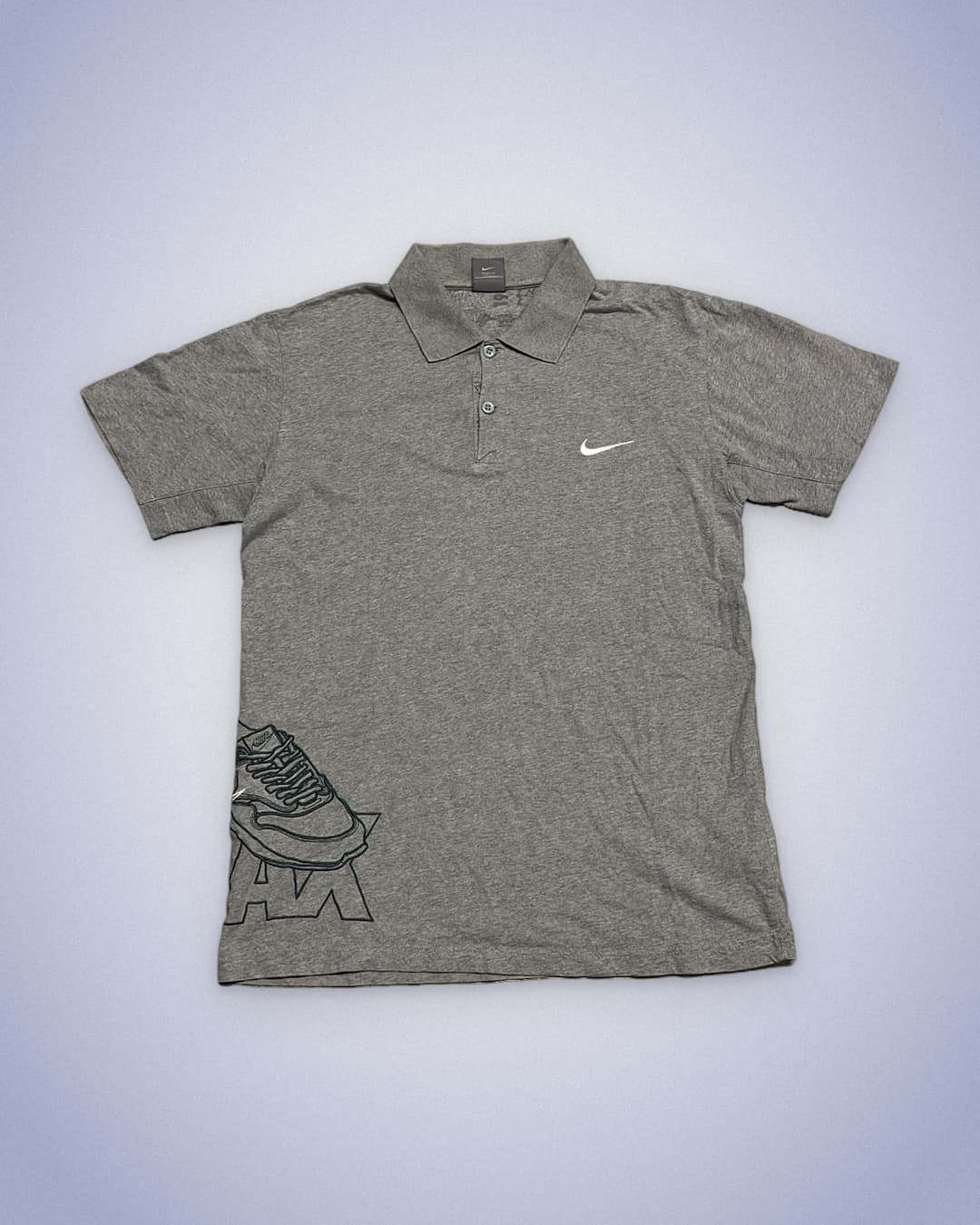 Nike Airmax 1987 Poloshirt Grey — 1