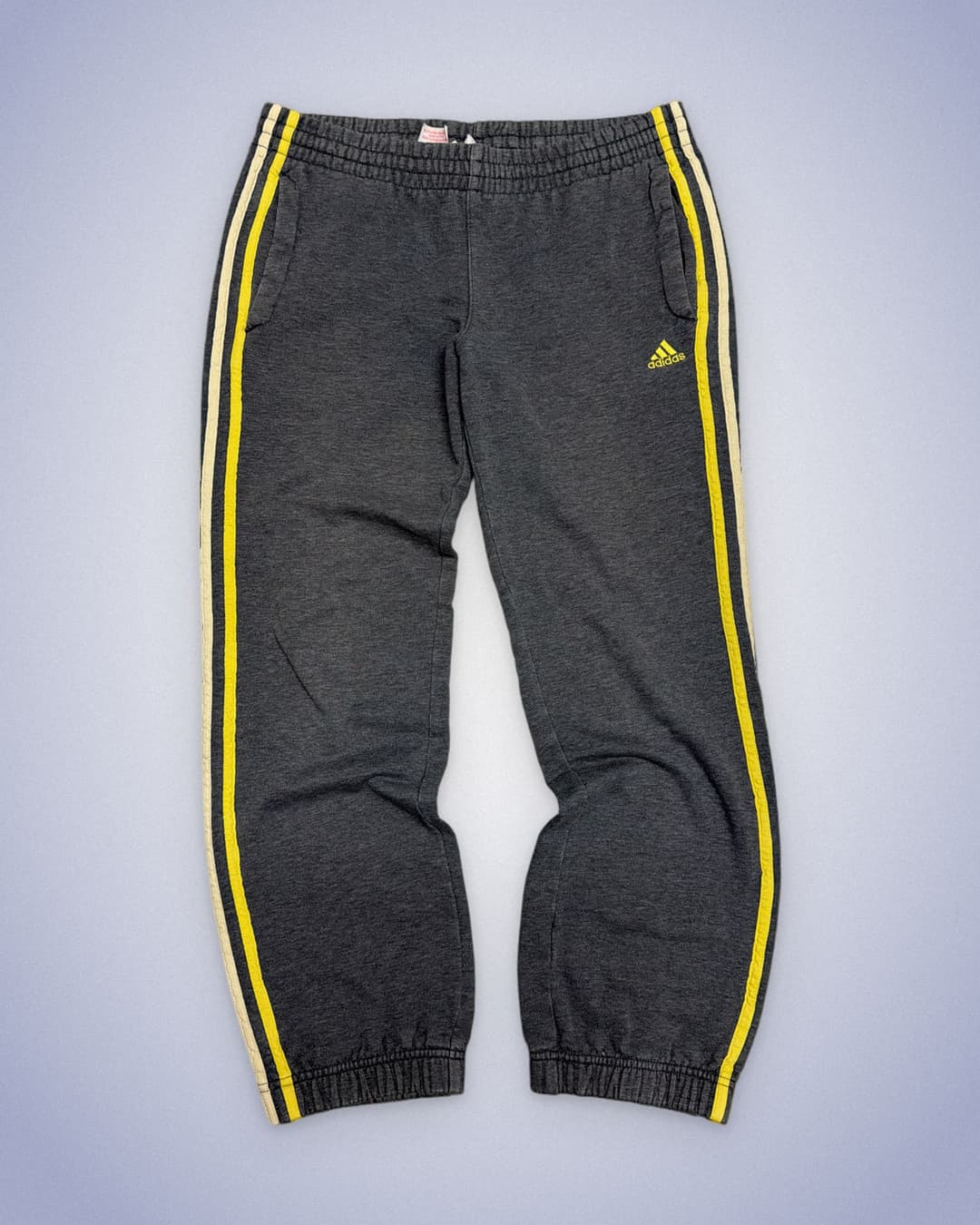Adidas PE Jogger Grey/Yellow — 1