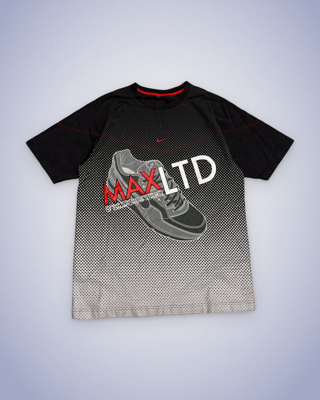 Nike Airmax LTD T-Shirt Grey/Red — 1