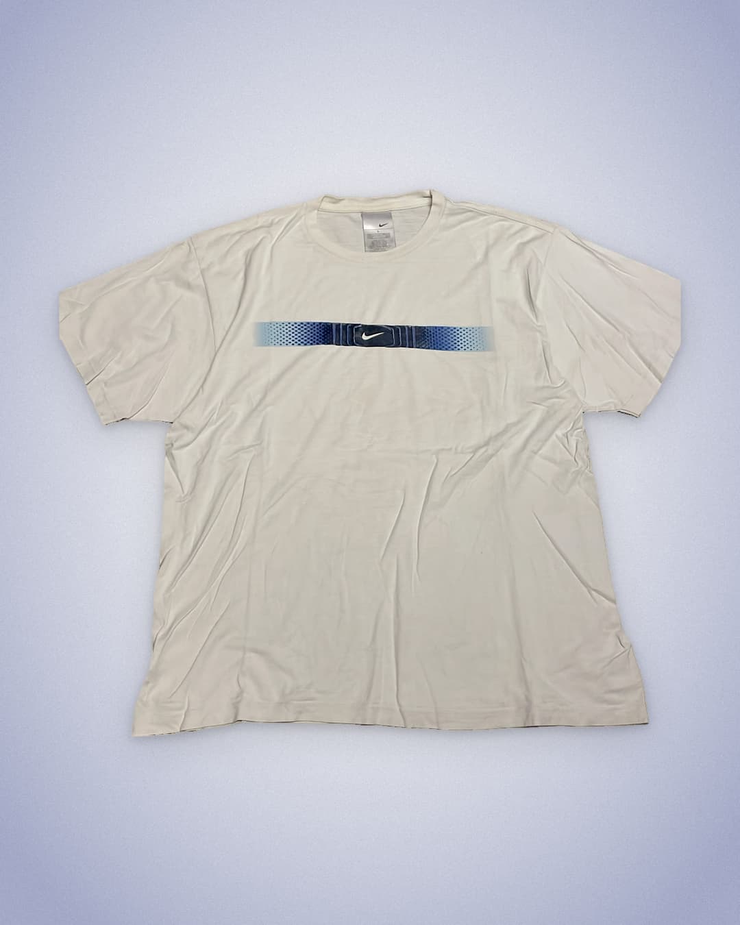 Nike Hex T-Shirt White/Navy — 1