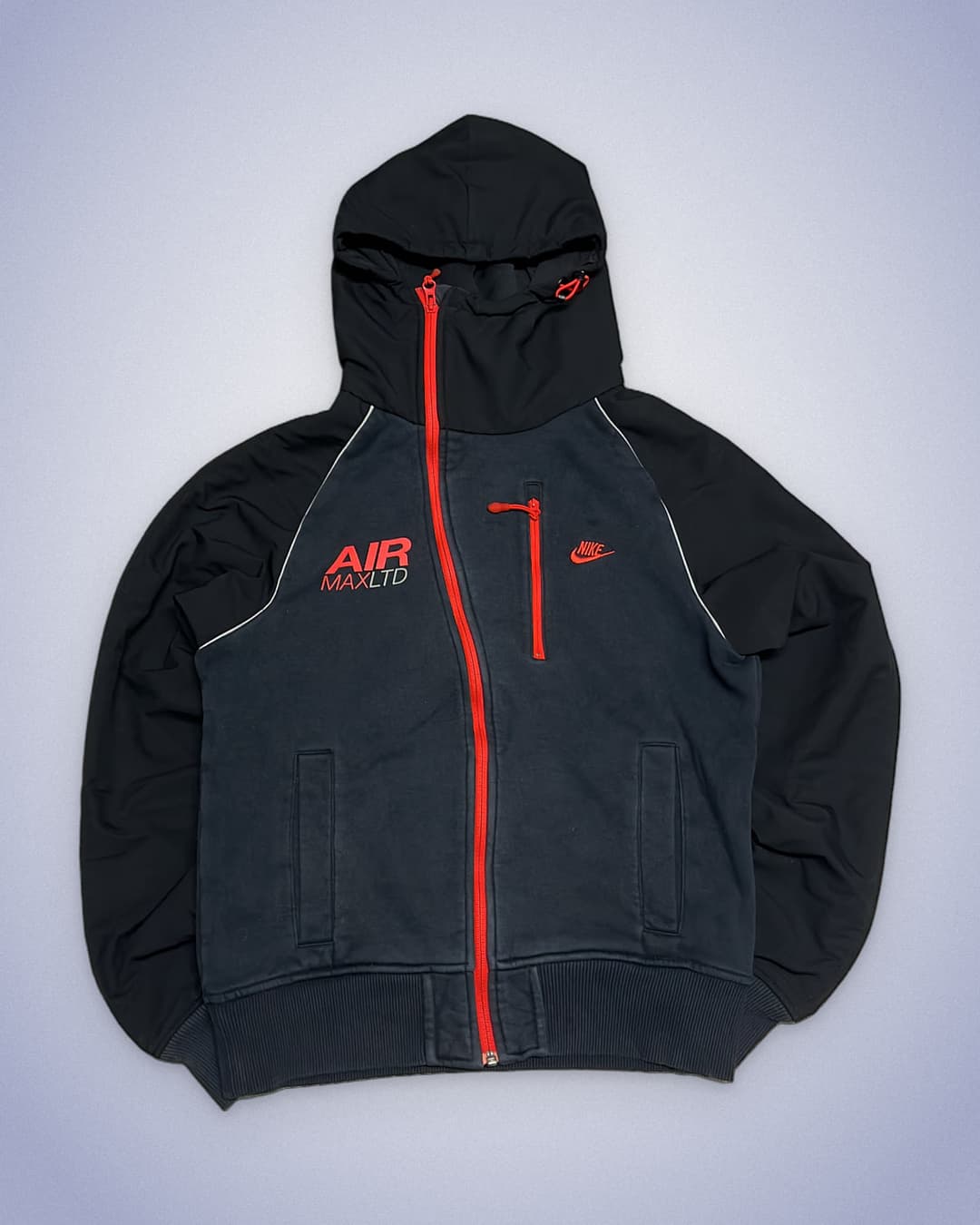 Nike Airmax LTD Zip-Up Black/Red — 1