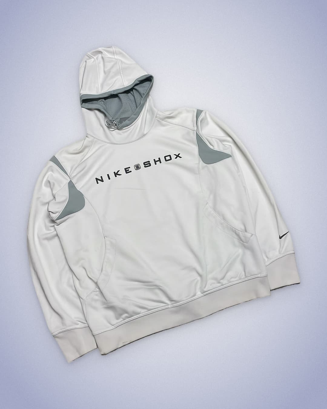 Nike Shox Hoodie White — 1