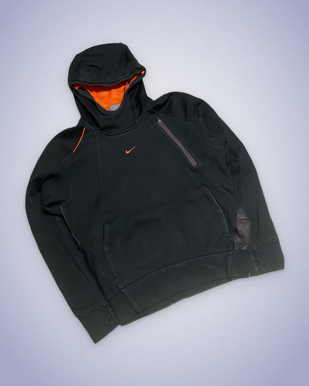 Nike Shox Hoodie Black/Orange — 1