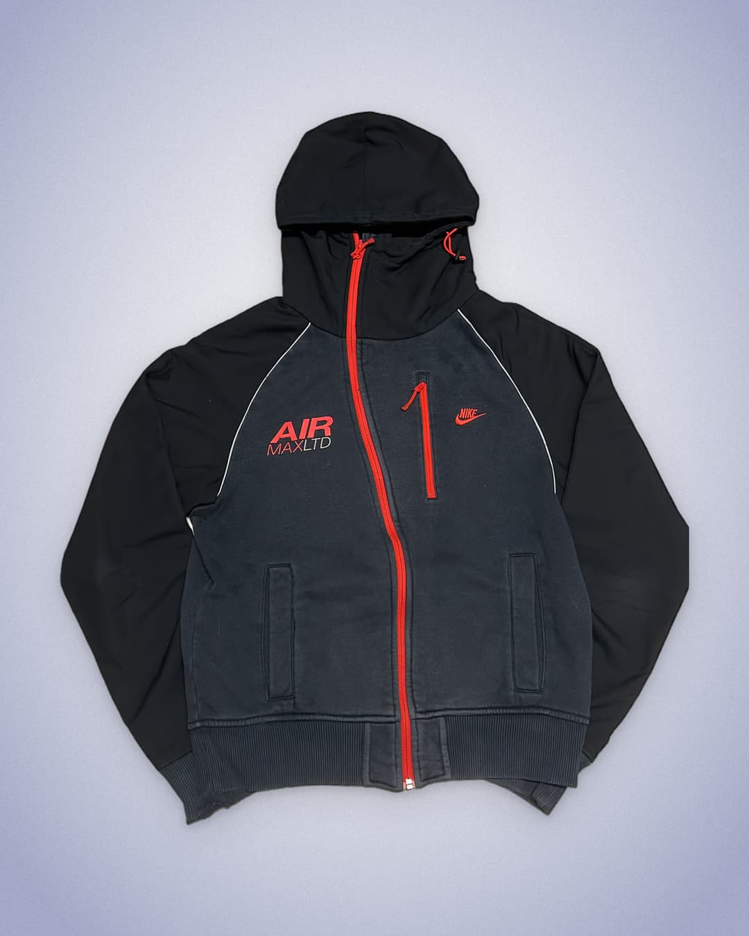 Nike Airmax LTD Zip-Up Black/Red — 1