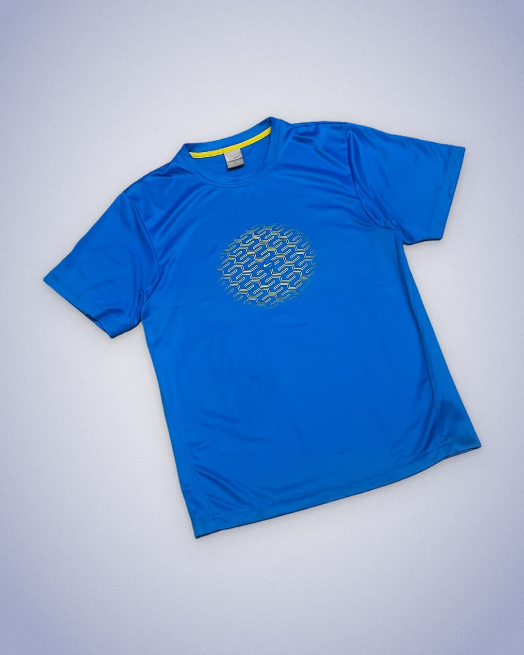 Nike Hex T-Shirt Blue/Yellow — 2