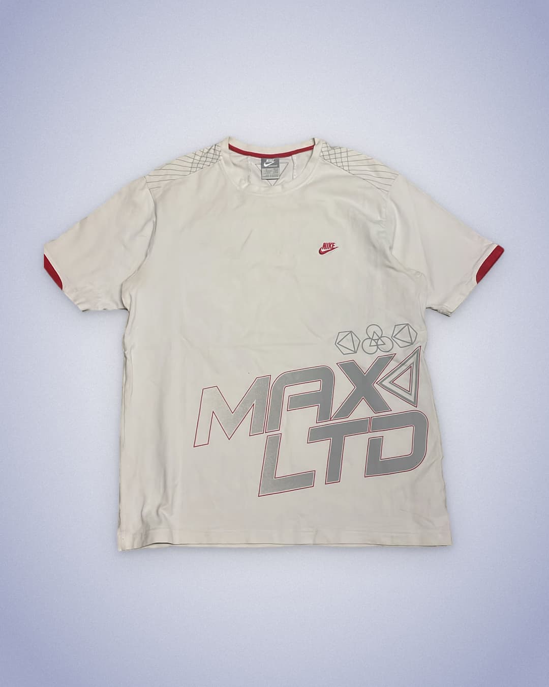 Nike Airmax LTD T-Shirt White/Red — 1
