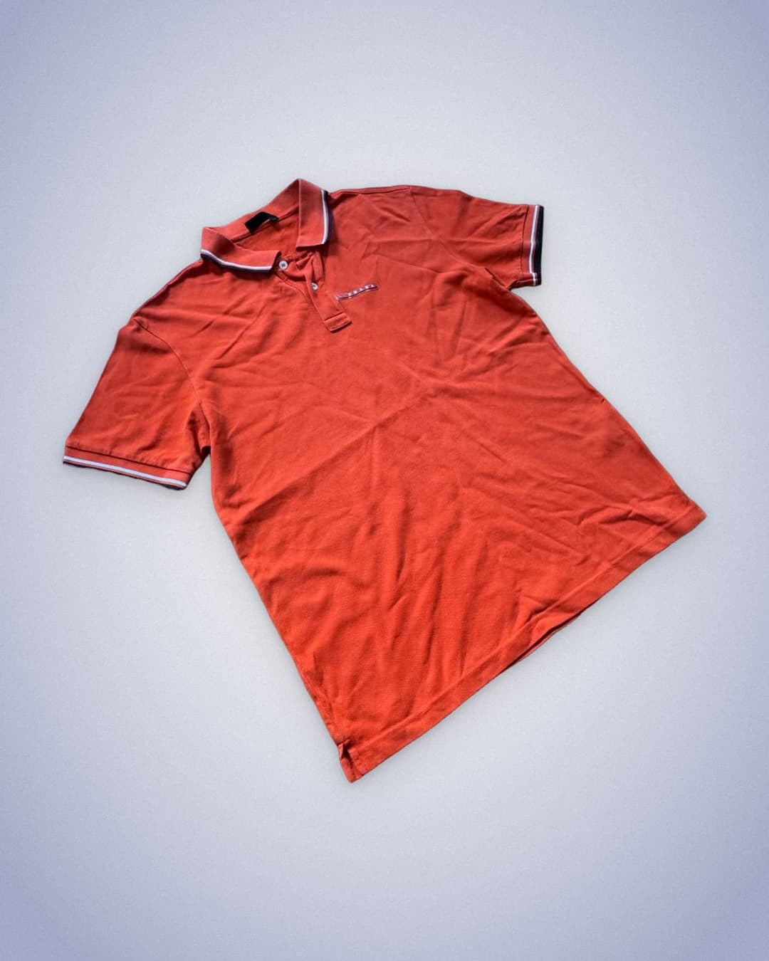 Prada Redtab Poloshirt Red — 1