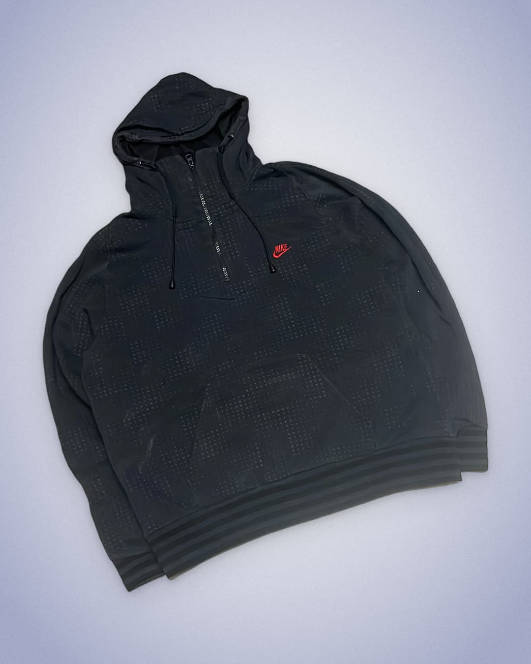 Nike Air 1/4 Zip Hoodie Black — 2