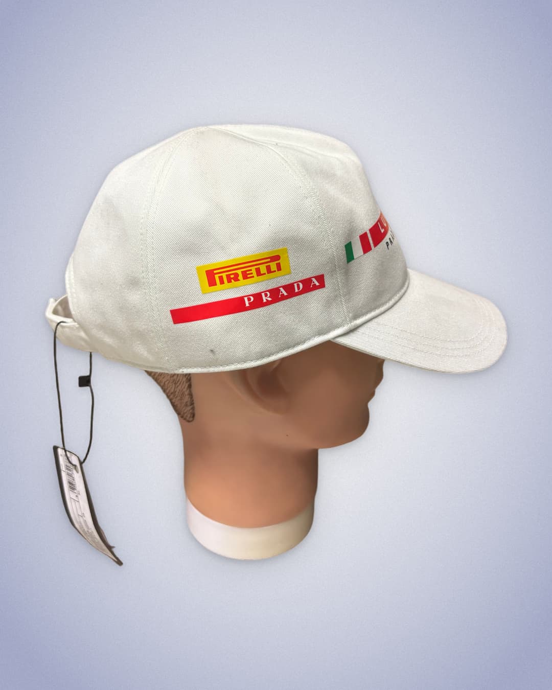 Prada Luna Rossa Cap White — 3