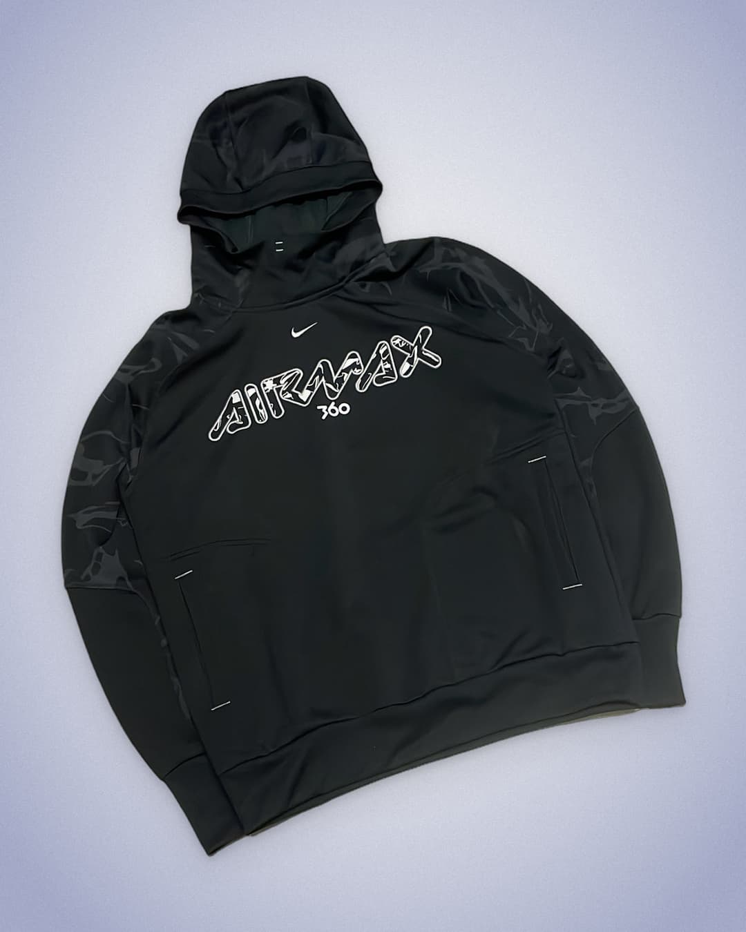 Nike Airmax 360 Hoodie Black/White — 2