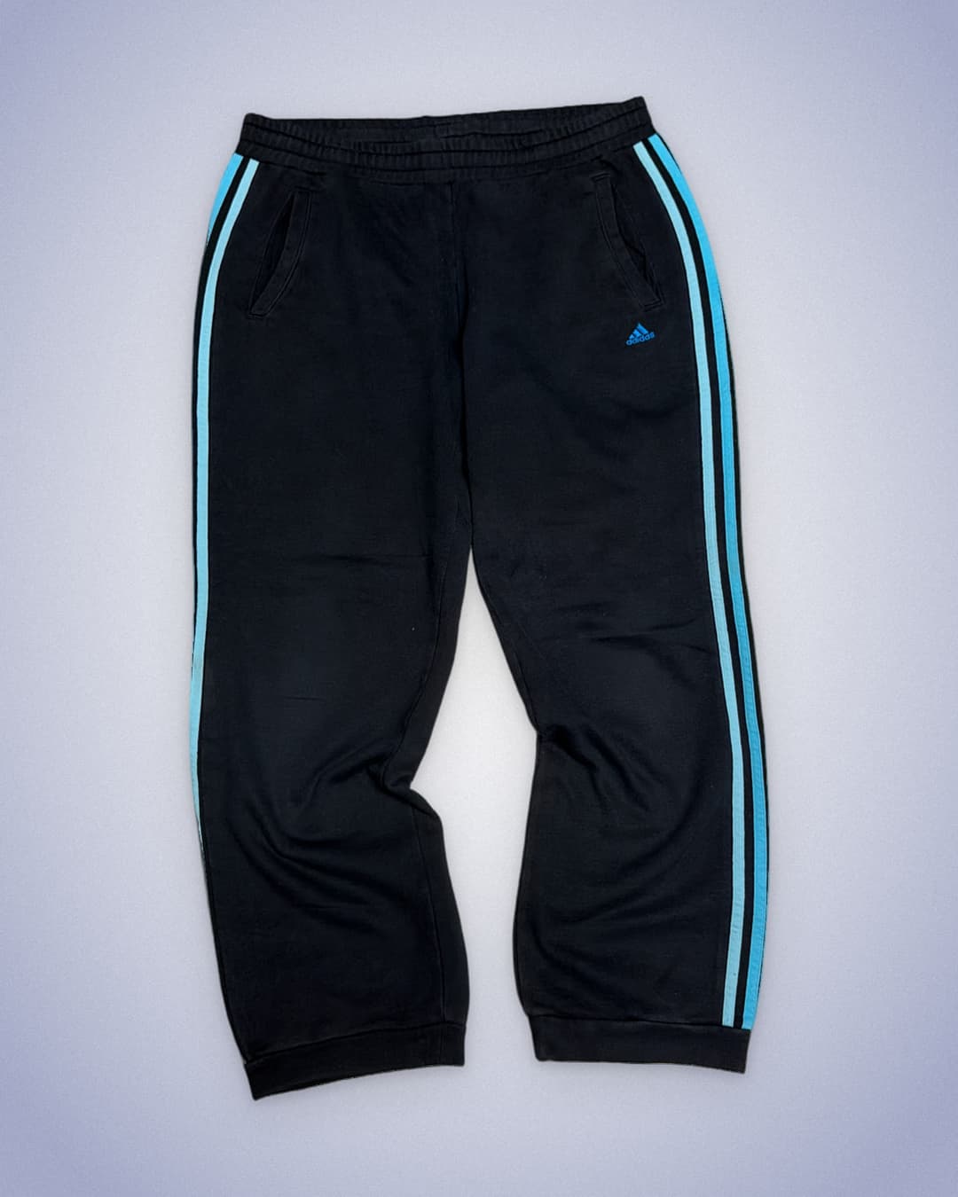Adidas PE Jogger Black/Blue — 2