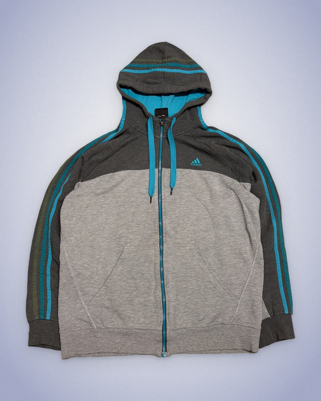 Adidas PE Zip-Up Grey/Dark-Grey — 2
