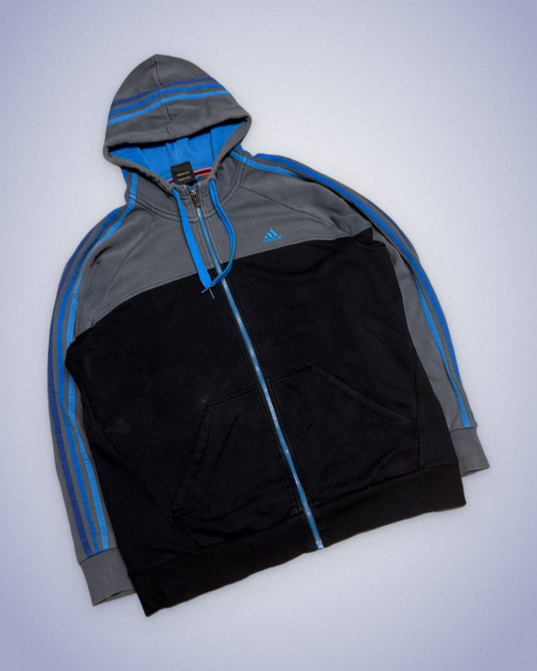 Adidas PE Zip-Up Black/Grey — 1