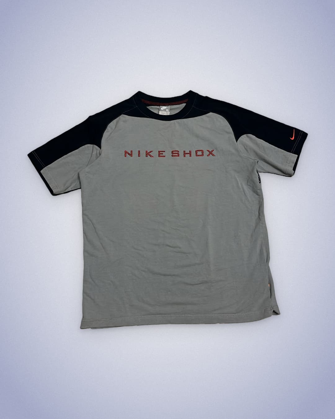 Nike Shox T-Shirt Grey/Res — 1